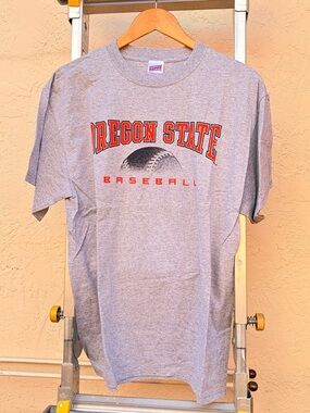 Oregon State Baseball Gray Graphic T-Shirt